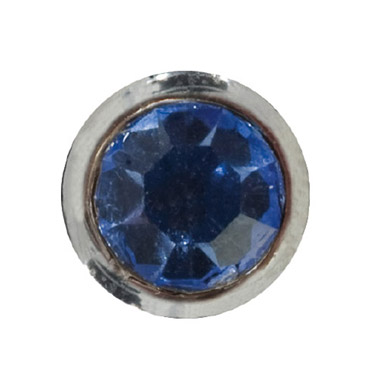 Toe Ring Round - Light Sapphire